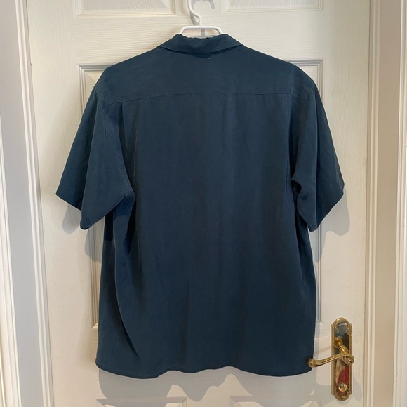 100% SILK Votre Nom button down tshirt - Picture 6 of 6